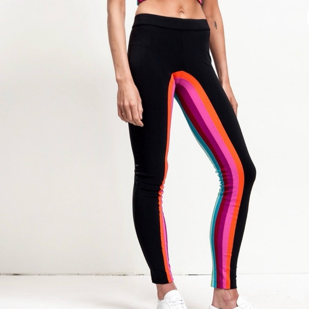 Colorful Striped Women's Leggings